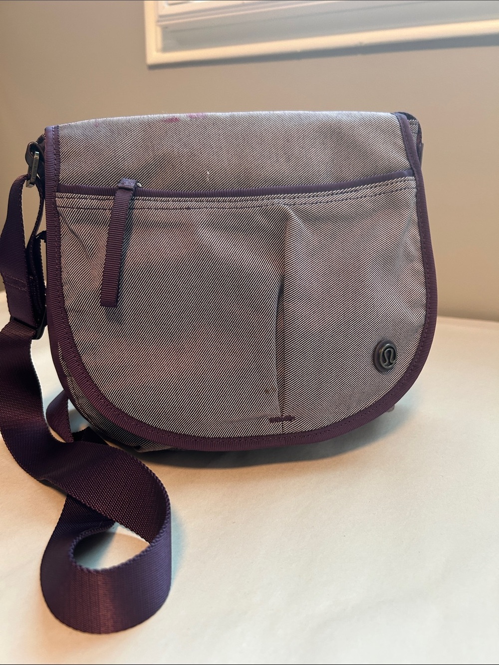 Lululemon Purple Nylon Crossbody Bag